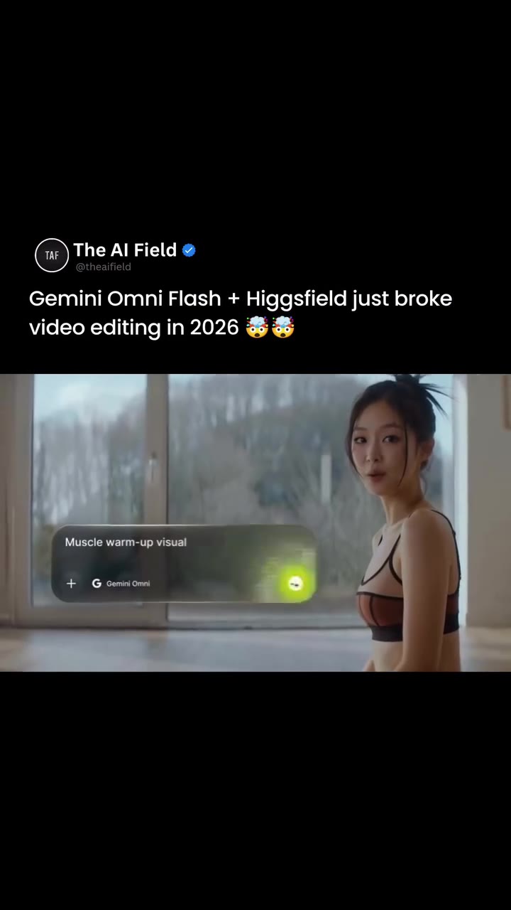 תמונה ממוזערת של הדגמת עריכת וידאו מבוססת AI עם Higgsfield ו-Gemini Omni